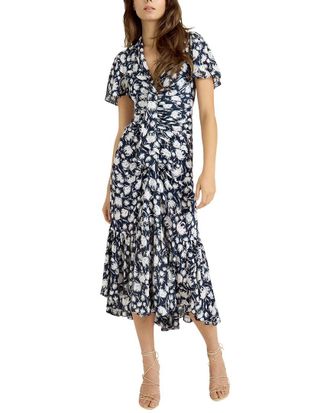 Cinq &agrave; Sept Graphic Floral Peeta Dress