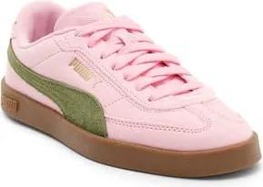 Puma Club II Era Sneaker in Pink Shimmer/Olive Green at Nordstrom Rack, Size 10.5