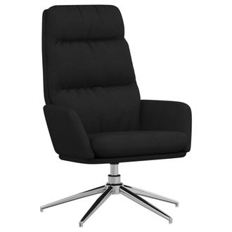vidaXL Sill&oacute;n De Relax De Tela Negro Vidaxl