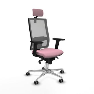 Piqueras y Crespo Piqueras-y-crespo Silla De Oficina Rosa Con Altura Ajustable