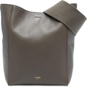 Celine Pre-owned Celine Small Soft Grained Calfskin Seau Sangle Bucket Bag Ladies S-GA-3188