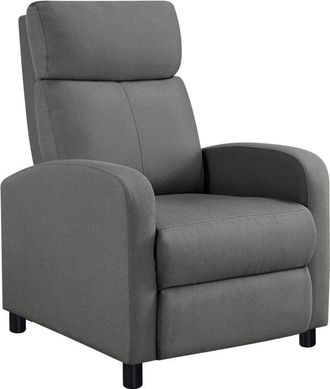Yaheetech Yaheetech - Sill&oacute;n De Masaje Silla Relax Para Televisi&oacute;n Sof&aacute; Individual Butaca Con Reposapi&eacute;s Ajustable Para Sal&oacute;n Dormitorio Cine Tejido De Poli&eacute;ste