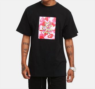 A Bathing Ape Anti Social Social Club Abc Camo Box Tee In Black Pink