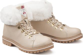 Les Tropeziennes Gevoerde bottines in leer Lacen