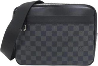Louis Vuitton Pre-owned Trocadero Messenger Damier Graphite Schoudertas - Dames - Vintage Schoudertas - Zwart - ONE Size - Vintage
