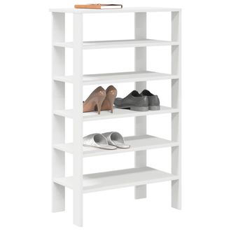 vidaXL Scarpiera Bianca 61x32x105 Cm In Truciolato - Vidaxl