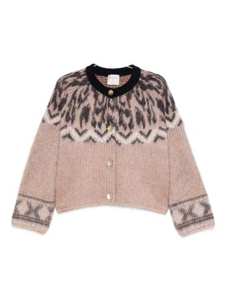 Forte_Forte Forte_Forte Wool Jacquard Cardigan