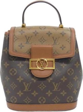 Louis Vuitton Pre-owned Dauphine Monogram Rugzak - Dames - Vintage Rugzakken - Bruin - ONE Size - Vintage