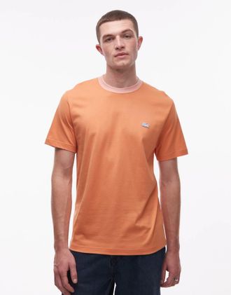 Lacoste T-shirt oversize arancione