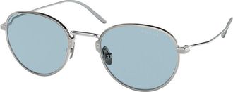 Prada PR 53WS 05Q05I Mens Sunglasses Silver Size 50