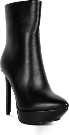 Rag & Co. Magna Platform Bootie in Black at Nordstrom Rack, Size 10
