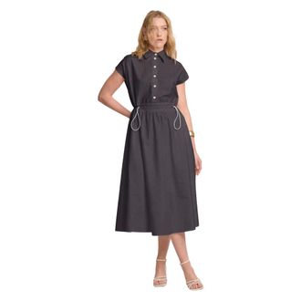 Kocca Charming Mid Calf Dress - female - Kocca - Midi Dresses - Black - XL - Dresses