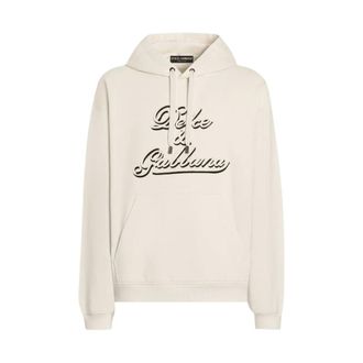Dolce & Gabbana Hombre, Sudaderas, Beige, Talla: M