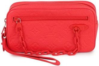 Louis Vuitton Pochette Pre-owned - - Pre-owned - Uomo - Rosso - ONE SIZE