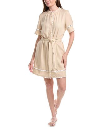 Ellen Tracy Linen Shirtdress
