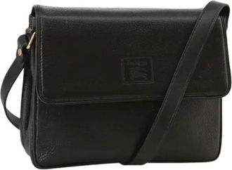 Burberry Pre-owned Cross Body Bags, female, Black, Size: ONE SIZE Pre-owned Vintage Shoulder Bag