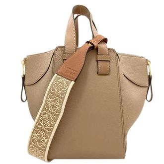 Loewe Pre-owned Handbag - Dames - Vintage Handtas - Beige - ONE Size - Leer - Vintage