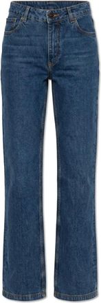 Etro Flared denim jeans met Pegaso-borduursel - Dames - Flared Jeans - Blauw - W26 - Denim - Jeans