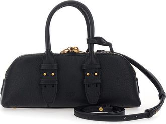 Pinko Womens Handbag With Black Leather Handles Handbags Hand Bags