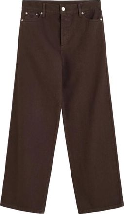 By Malene Birger Vinola Jeans - Dames - Loose Fit Jeans - Bruin - W29 - Katoen - Jeans