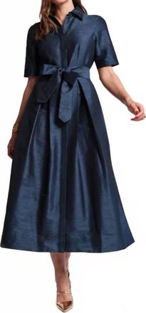 Frances Valentine Bella Maxi Dress In Navy