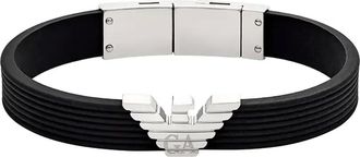 Emporio Armani Bracciale con logo - Argento