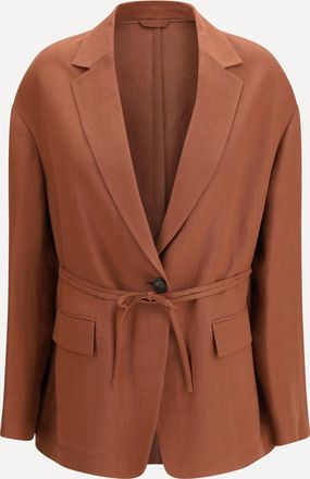 Brunello Cucinelli Blazer con cintura in vita Woman 42