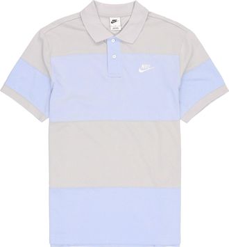 Nike Mens Nike Sportswear Sport Essential Logo Colorblock Casual Short Sleeve Light Sea Blue Polo Shirt DM6951-097