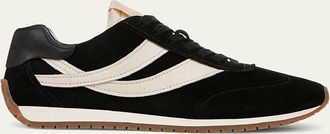 Vince Mix Leather Trainer Sneakers