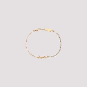 Saint Laurent Golden Logo Bracelet