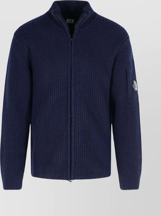 C.P. Company wool blend sweater arm patch