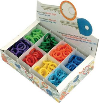 OEM Anillo De Identificaci&oacute;n De Llave De 25 Mm Surtido En Colores Redondos En La Vitrina