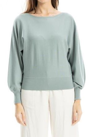 Max Studio Dolman Sleeve Sweater in Seamist at Nordstrom Rack, Size X-Large