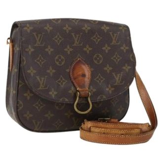 Louis Vuitton Pre-owned Cross Body Bags, female, Brown, Size: ONE SIZE Pre-owned Canvas Cross Body Bag