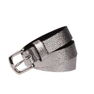 Legend leren riem zilverkleurig