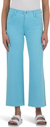 Kut from the Kloth Meg Fab Ab Crop Jeans In Capri Blue