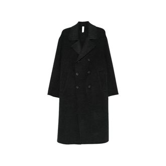 Hev&ograve; Erchie Coat - - Coats - Uomo - Nero - S