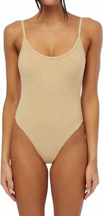 WeWoreWhat Scoop Cami Stripe One Piece In Bread Basket