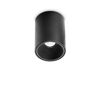 Ideal Lux Nitro Round Led Cob Bridgelux 10 W 28&deg; 950 Lm 2700 K Alimentatore Incluso Nero D.8cm