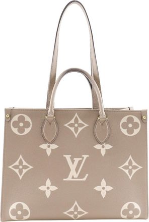 Louis Vuitton Gray Tourterelle Monogram Empreinte Tote Bag (Pre-Owned)