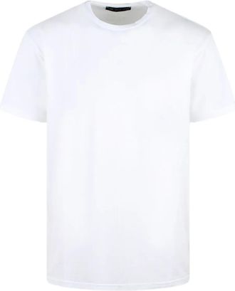 low brand T-shirt in jersey - Bianco