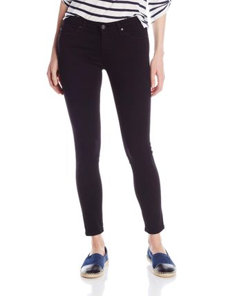 AG - Adriano Goldschmied Womens The Legging Ankle Skinny Jean Super Black, Super Black, 30 28