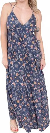 Michael Stars Isolde Tiered Maxi Dress In Nocturnal