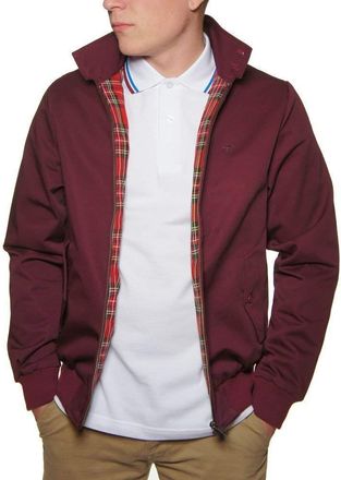 Merc New Merc London Burgundy/Wine Harrington Jacket Retro/Mod/Scooter - Size X-Large
