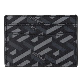 Versace Accessoires, Heren, Veelkleurig, ONE Size, Stoffen Kaarthouder