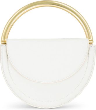 Aje Norma Crescent clutch bag - women - Leather - One Size - White