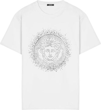 Versace T-shirt - Dames - T-shirts - Wit - XS - Katoen - Tops