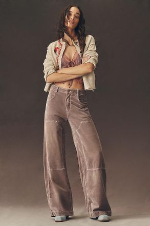 Pilcro High-Rise Puddle Curve Taper Jeans