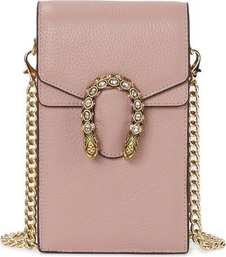 Tiffany & Fred Dragon Crystal Leather Phone Bag