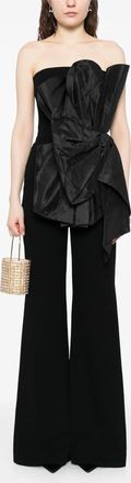 Saiid Kobeisy Voluminous Draped Moulage Jumpsuit